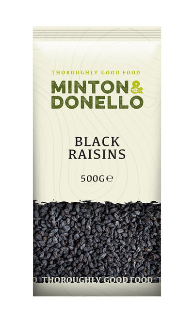 Minton & Donello | Black Raisins | 500g