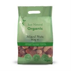 Just Natural Organic | Organic Mixed Nuts 80g | 80g