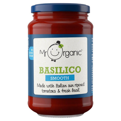Mr Organic | Basilico Pasta Sauce - Smooth | 350g