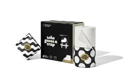 Who Gives A Crap |  Double Length Premium Bamboo Toilet Paper - 4 Pack | 810g