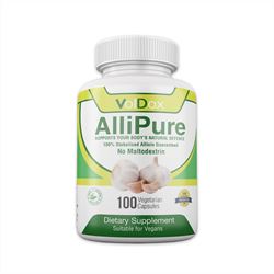 Voldox | Pure 100% Stabilised Allicin Garlic Powder Supplements | 100 capsule