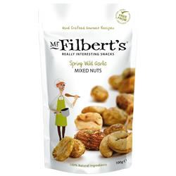 Mr Filberts | Mr Filberts Spring Wild Garlic Mixed Nuts 100g | 100g