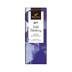 Foodin | Organic Raw Chocolate Bilberry 54% 40g | 40g