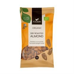 Foodin | Organic Dry Roasted Almonds 140g | 140g