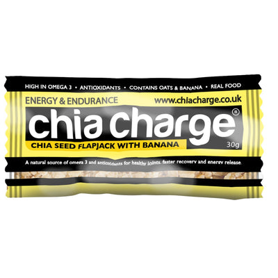 Chia Charge | Banana Chia Seed Flapjack | 30g