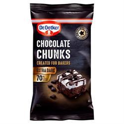 Dr Oetker | Dr Oetker Chocolate Chunks Extra Dark 100g | 100g