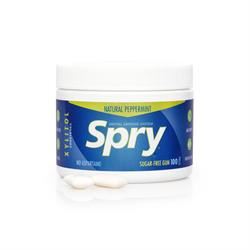 Spry | Spry Natural Peppermint Xylitol Gum - 100 piece tub | 120g