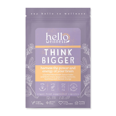 Hello Wellness | Think Bigger brain support | 60caps