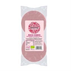 Biona | Organic Strawberry Yoghurt Coated Rice Cakes 100g | 100g