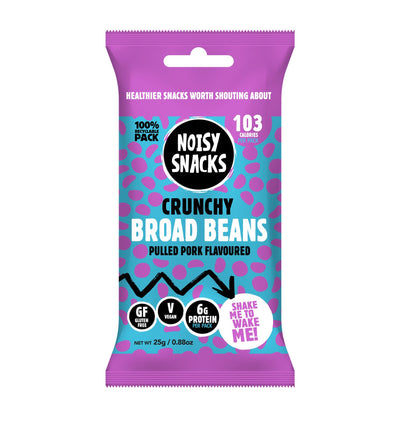 Noisy Snacks | Crunchy Broad Beans Pulled Pork | 25g