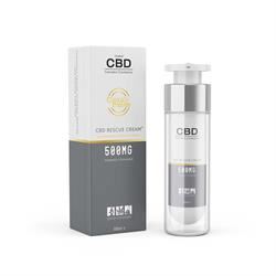 CBD by British Cannabis | CBD Rescue Cream 500mg 50ml | 50ml