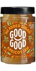 Good Good |  GOOD GOOD Apricot Jam 330g - No Added Sugar | 330g