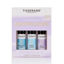 Tisserand | The Little Box of Mindfulness contains 3 pulse point roller balls | 3 x 10ml