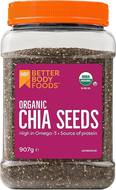 BetterBody Foods | Organic Chia Seeds | 907g