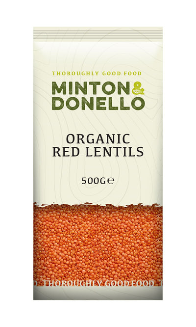 Minton & Donello | Organic Red Split Lentils | 500g