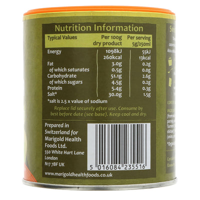 Marigold | Organic Bouillon Reduced Salt | 140G