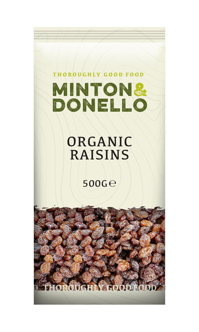 Minton & Donello | Organic Raisins | 500g