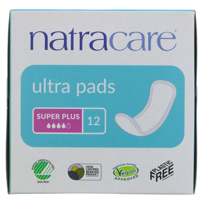 Natracare | Ultra Pads Super Plus - organic cotton cover | 12