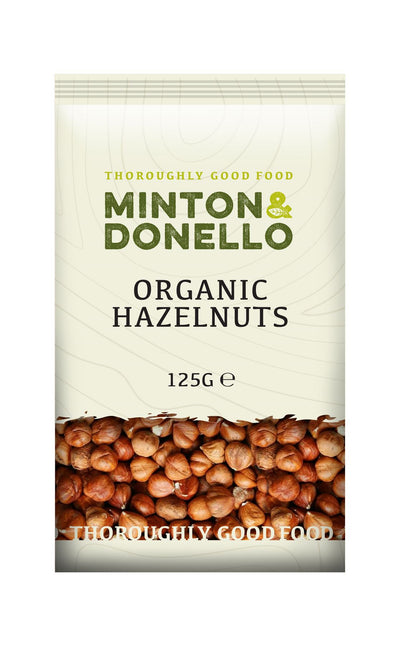 Minton & Donello | Organic Hazelnuts Whole | 125g