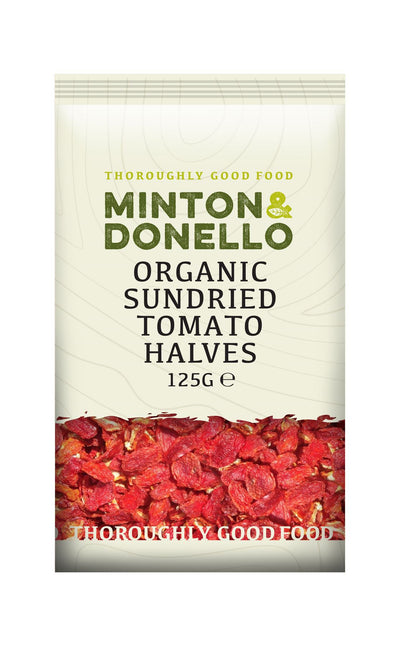 Minton & Donello | Organic Sundried Tomato Halves | 125g