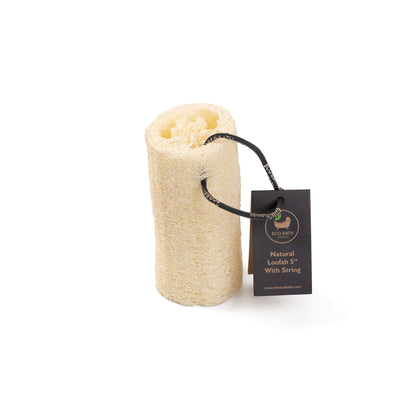 Eco Bath | Natural LoofahWith String | 1pc