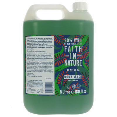 Faith In Nature | Body Wash - Aloe Vera | 5L