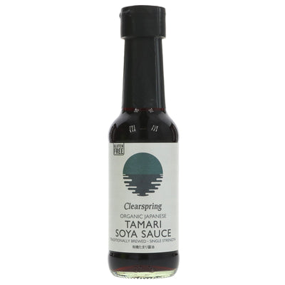 Clearspring Tamari Soya Sauce - Organic, Gluten-Free, Vegan. Perfect for adding flavor to stir-fries, marinades, dressings & more!