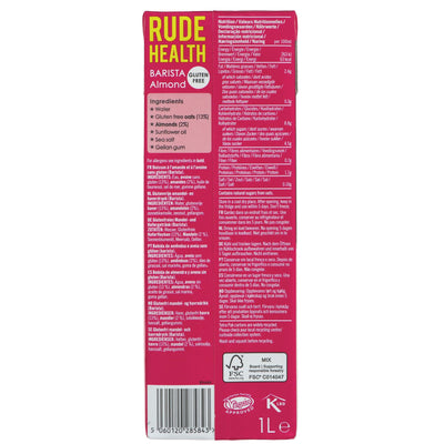 Rude Health | Barista Almond | 1l