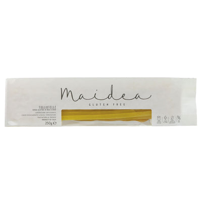 Gluten-free & vegan Tagliatelle by Maidea - long strand pasta perfect for any dish. No VAT charged. Available at Superfood Market.