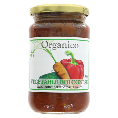 Organico Vegetable Bolognaise - Organic, No Added Sugar, Vegan sauce for pasta & lasagna. Healthy addition to your pantry!