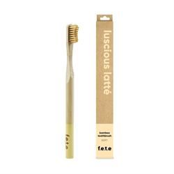 From Earth to Earth | Bamboo toothbrushes Luscious Latte - Beige Soft | 16g