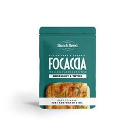 Sun and Seed | Organic GF Focaccia Mix Rosemary & Thyme 300g | 300g