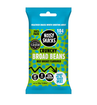 Noisy Snacks | Crunchy Broad Beans Beef Brisket | 25g