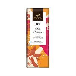 Foodin | Organic Raw Chocolate Chai-Orange 57% 40g | 40g