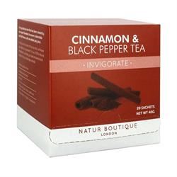 Natur Boutique | Cinnamon Tea with Black Pepper - 20 Sachets | 20 sachet