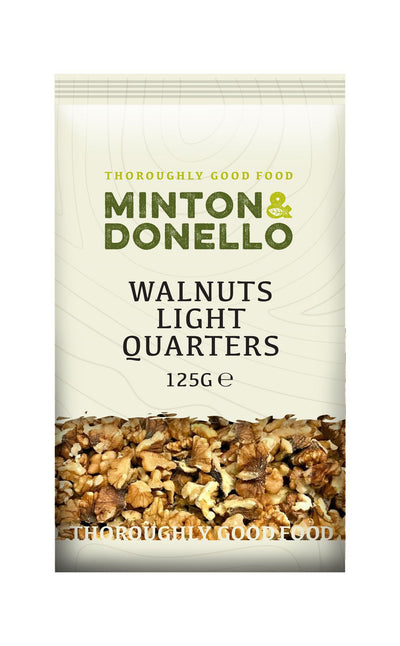 Minton & Donello | Walnuts Light Quarters | 125g