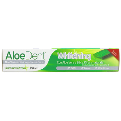 Aloe Dent | Aloe Vera Whitening Toothpaste - with Silica | 100ml