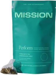 Mission | Perform 100% Natural Yerba Mate and Green Tea (30 teabags) | 30bag