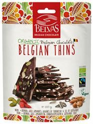 Belvas | Belgian Thins Dark Goji Quinoa 120g | 120g