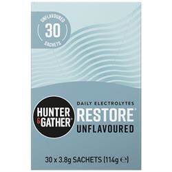 Hunter and Gather | Restore Unflavoured Electrolyte Sachets 30 x 3.75g per pack | 30 x 3.75g sachet