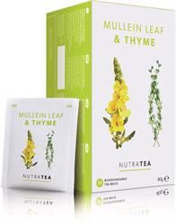 Nutratea | NutraTea Mullein Leaf & Thyme - 20 Tea Bags | 20 sachet