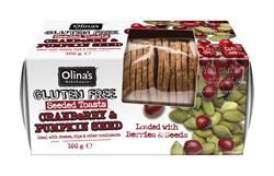 Olinas Bakehouse | Gluten Free Cranberry & Pumpkin Seeded Toasts 100g | 100g