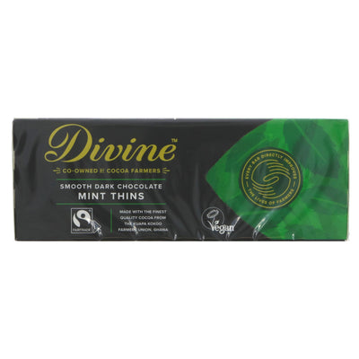 Divine | Dark Chocolate After Dinner Mint Thins | 200g