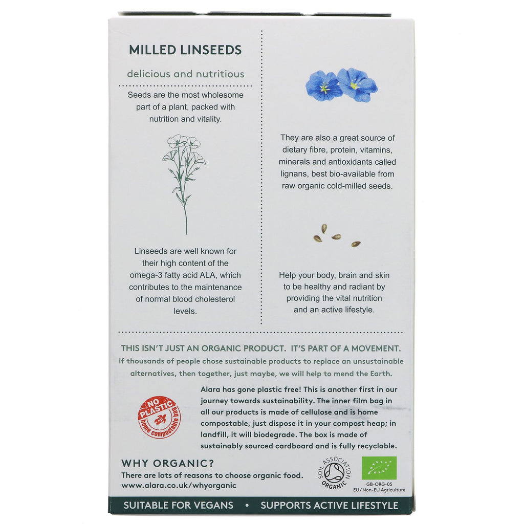 Alara | Raw Milled Linseeds | 500g