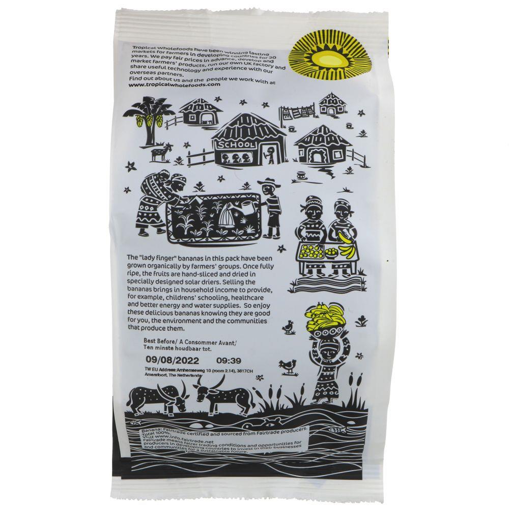 Tropical Wholefoods | Sun Dried Banana Chips | 150g