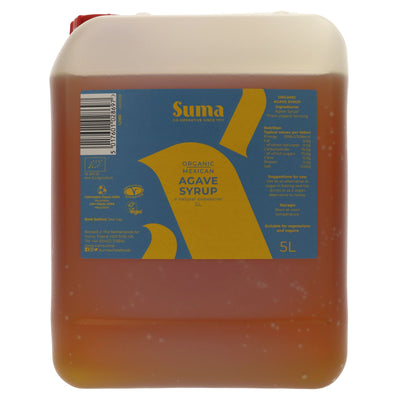 Organic Agave Syrup - Catering size - Perfect sweetener for baking, hot drinks & desserts. Vegan, No VAT.