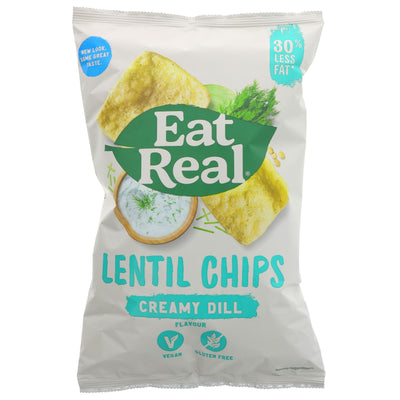 Eat Real | Lentil Chips Creamy Dill | 95g