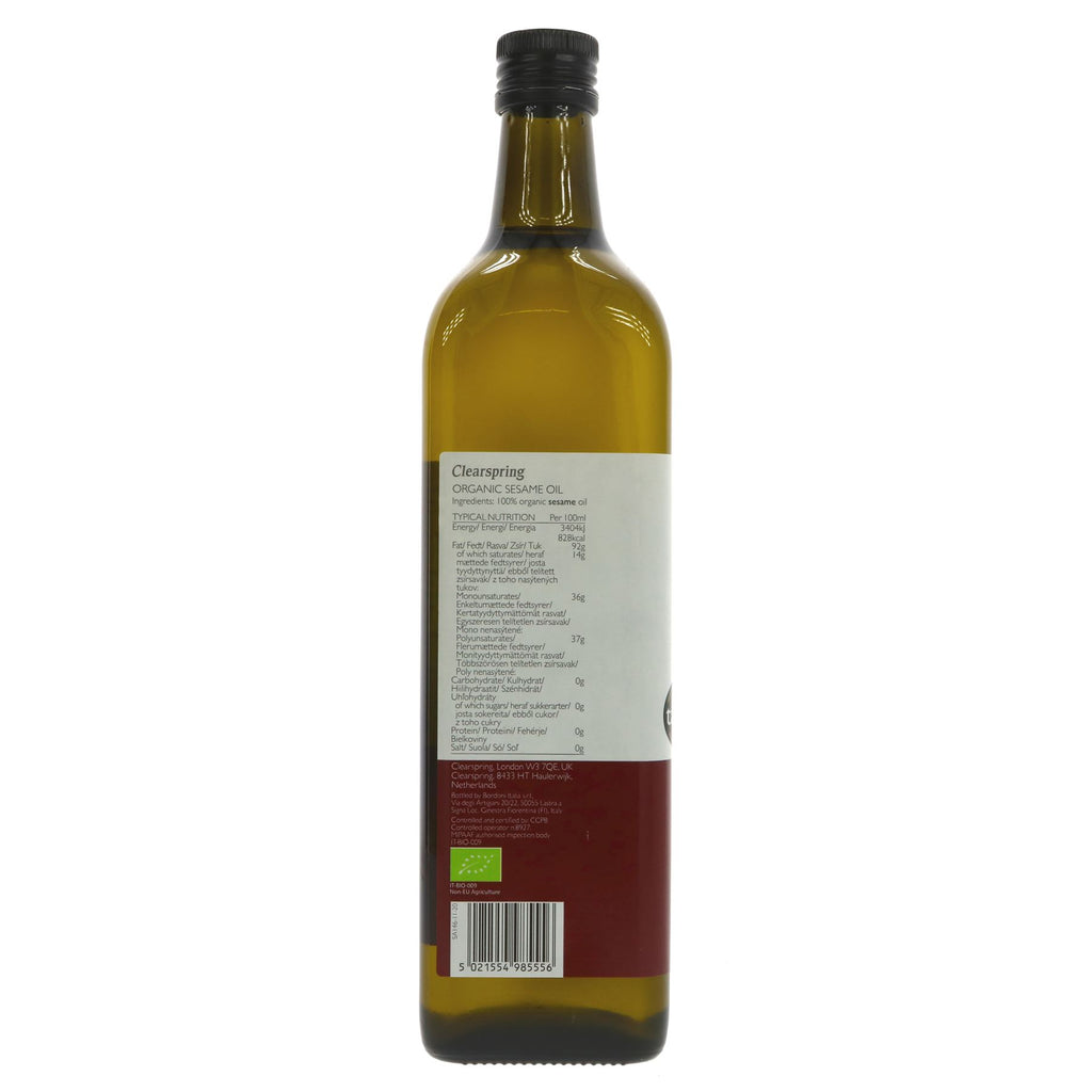 Clearspring | Sesame Oil organic | 1l