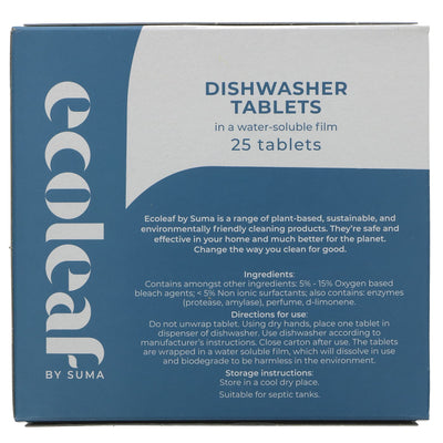 Ecoleaf | Dishwasher Tablets - All In One | 25 tablets