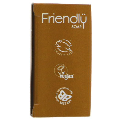 Friendly Soap | Natural Travel Soap - Lemongrass, Lavender, Peppermint, Tea Tree | 95g